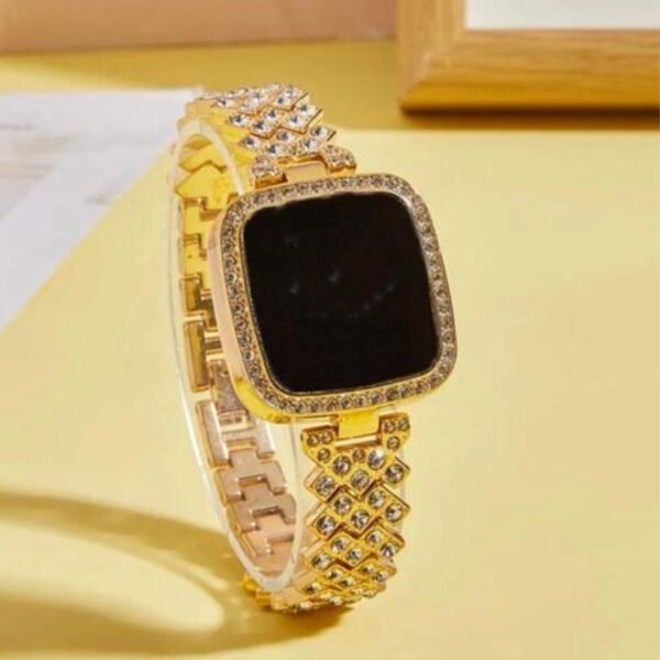 Golden Digital Watch for Women