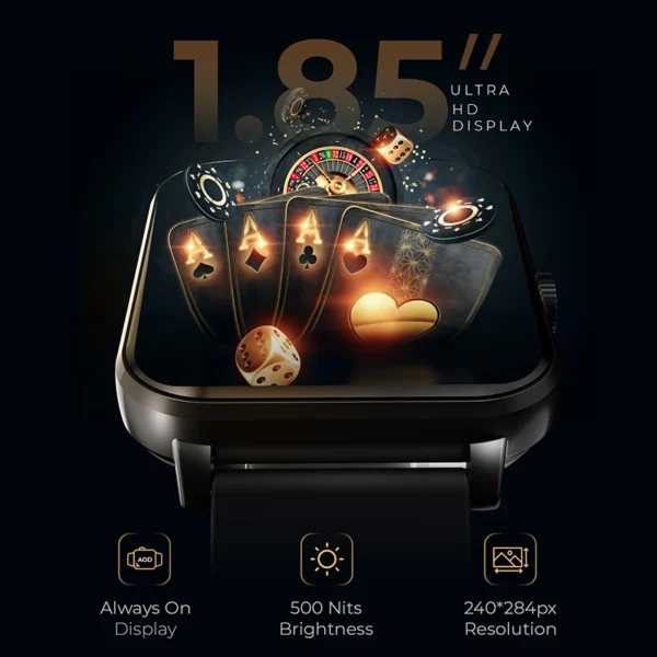 BeatXP Marv Ace Smartwatch with 1.85” HD Display - Image 2